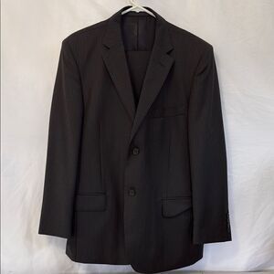 Men's Black Austin Reed Pinstripe suit